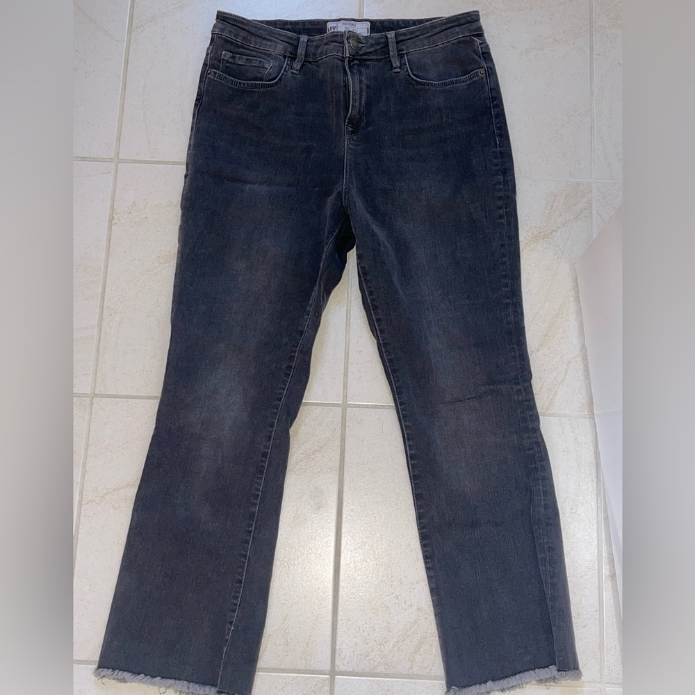 Grey denim straight leg Freepeople Jeans size 31